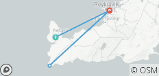  5 Days in Iceland: Golden Circle Wonders, South Shore Adventures &amp; Reykjanes Lava Landscapes - 4 destinations 