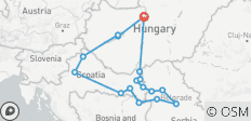  Lake Balaton, the authentic Sava and the majestic Danube (port-to-port cruise) - 17 destinations 