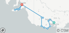  Aventure de Melbourne à l\'île Kangourou (34 destinations) - 17 destinations 