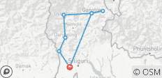  Ostindien Himalaya Darjeeling &amp; Gangtok - 8 Destinationen 