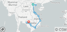  Hanoi nach Siem Reap - 21 Destinationen 