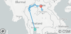  Bangkok to Luang Prabang - 14 destinations 