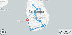  Südküste Sri Lankas - Rundreise - 17 Destinationen 
