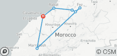  Imperial Morocco: A luxury Journey Through Time from from Casablanca - 7 destinations 