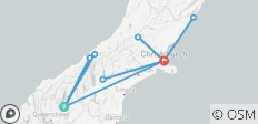  9 Days in Wanaka &amp; Christchurch by Bus: Franz Josef, Kaikoura &amp; Arthur’s Pass Adventure - 12 destinations 