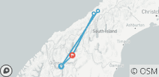 8 Days Queenstown to Wanaka by Bus: Glaciers, Skydives &amp; Alpine Adventures - 6 destinations 