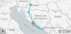  Kroatische eilanden en meren (deluxe) - 11 dagen - 13 bestemmingen 