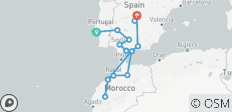  Iberische &amp; marokkanische Grand Discovery - 17 Tage - 19 Destinationen 