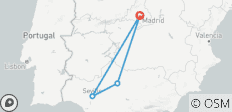  Madrid, Cordoba &amp; Sevilla - 3 dagen - 4 bestemmingen 