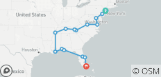  Explorador del Sur Profundo a Miami - 14 días - 15 destinos 