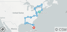  Von New York nach Miami - 20 Tage - 22 Destinationen 