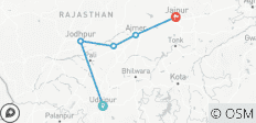  Rajasthan Experience, Palaces to Villages - 5 destinations 