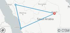  Saudi Arabia Luxury Tour - Riyadh, AlUla &amp; Red Sea - 4 destinations 