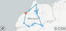 Au départ de Casablanca : 11 jours de voyage privé vers Marrakech dans le meilleur du Maroc - 19 destinations 