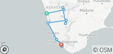  Kerala Kultur, Natur &amp; Küstenerlebnis - 12 Destinationen 
