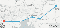  Les jeunes sur la bonne voie de Budapest à Milan, en train et en bus à travers l\'Europe centrale - 5 destinations 