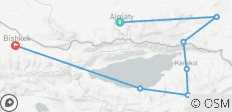  8-Tage / 7-Nächte Almaty &amp; Kirgisistan Abenteuer Tour - 7 Destinationen 