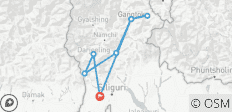  Eastern Himalayas &amp; Scenic Darjeeling to Gangtok Experience - 8 destinations 