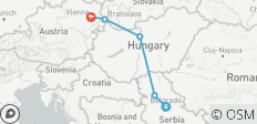  Die Jugend feiern; Von Budapest nach München mit Bahn und Bus - 4 Destinationen 