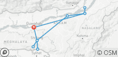 Nordostindien Scenic Hills &amp; Kaziranga Wildlife Experience - 11 Destinationen 