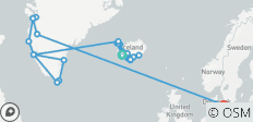  Iceland &amp; Greenland in Depth - Cruise &amp; Land Journey 2028 - 30 destinations 