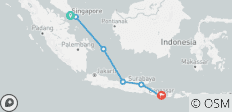  Indonesian Wonders &amp; Sacred Temples 2028 - 11 Days (from Singapore to Denpasar) - 7 destinations 