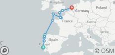  Historic Rivers &amp; Iconic Shores: Lisbon to Amsterdam - 12 destinations 