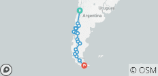  Patagonie terrestre : De Santiago à Ushuaia - 22 destinations 