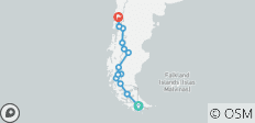  Patagonien Überland: Ushuaia nach Puerto Varas - 13 Destinationen 