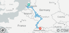  Amsterdam avec les châteaux du Rhin et les vignobles de la Moselle 2026 - 13 jours (including Bâle) - 16 destinations 