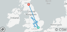  14 jours de Londres à Édimbourg en train : Les palais, le football et Harry Potter en vedette - 7 destinations 