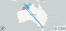  Kimberley Completo con Expedición Costera Kimberley Darwin &amp;gt; Broome (2027) - 30 destinos 