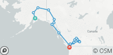  Betoverend Alaska, Yukon &amp; Rockies Anchorage → Victoria (2027) - 22 bestemmingen 