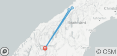  6 dagen in Queenstown: Sensatie in de lucht &amp; tochten naar Fox &amp; Franz Josef - 5 bestemmingen 
