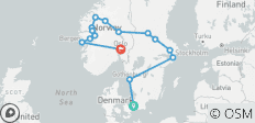  Spectaculair Scandinavië en zijn Fjorden - Kleine Groep (Small Group) - 16 bestemmingen 