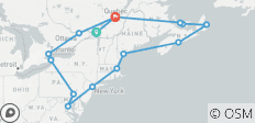  Colours of Eastern Canada &amp; New England Cruise 2027 - 15 destinations 