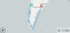  Chilean Fjords &amp; the Glaciers of the Beagle Channel 2028 (from Santiago to Buenos Aires) - 10 destinations 