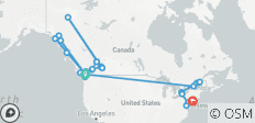  Grand Tour of Canada &amp; Alaska Cruise - 33 destinations 