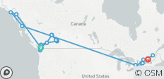  Spectacular Rockies Alaska Cruise &amp; Best of the East - 32 destinations 
