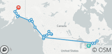  Grand Canada, Alaska Adventure &amp; Best of the East - 25 destinations 