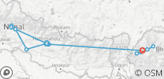  Geluxe: Nepal &amp; Bhutan: From the Annapurna Foothills to Tiger\'s Nest - 17 destinations 
