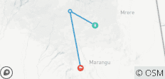  Erschwingliches 6 Tage Marangu Route Kilimanjaro Paket - 3 Destinationen 