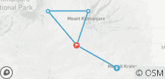  5-tägige Marangu Route Wanderexpedition - 5 Destinationen 