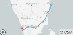  Templos de Tamil Nadu y experiencia en Kerala - 9 destinos 