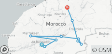  4 Days Marrakech to Fes Desert Tour - 10 destinations 