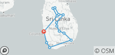  Sri Lanka Entdeckung: Berge, Geschichte und Tierwelt - 14 Destinationen 
