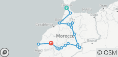  Desde Tánger : 13 Días de Aventura Privada de Norte a Sur de Marruecos - 20 destinos 