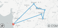  Central India Tigers and Heritage Tour - 7 destinations 