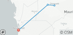 Crossing the Sahara – Mauritania 7-Day Adrar Desert Expedition - 5 destinations 