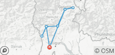  Scenic Himalayan, Darjeeling to Gangtok - 9 destinations 